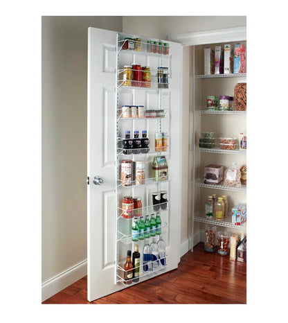 Closet Maid 18 Inch W X 77 Inch H X 5.2 Inch D 8 Tier White Metal Door Organizer (New in Box)