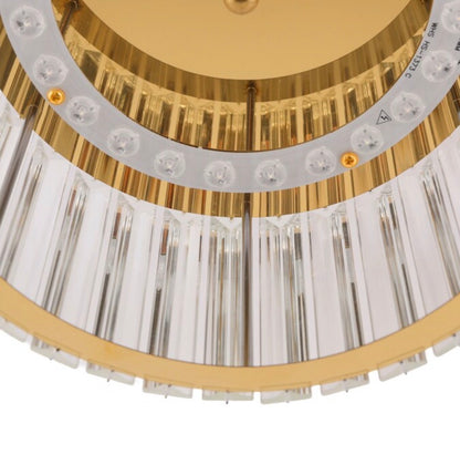 10 inch gold cylinder 1 light dimmable LED flush mount ceiling light