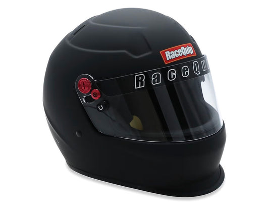 RaceQuip Full Face Helmet PRO20 (Flat Black X-Large)