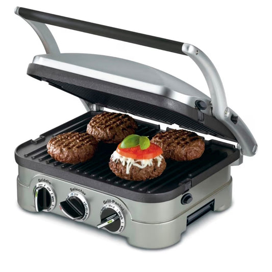 Cuisinart Griddler Indoor Grill, Panini Press, Sandwich Maker & More, 5-in-1 Grilling (New in Box)