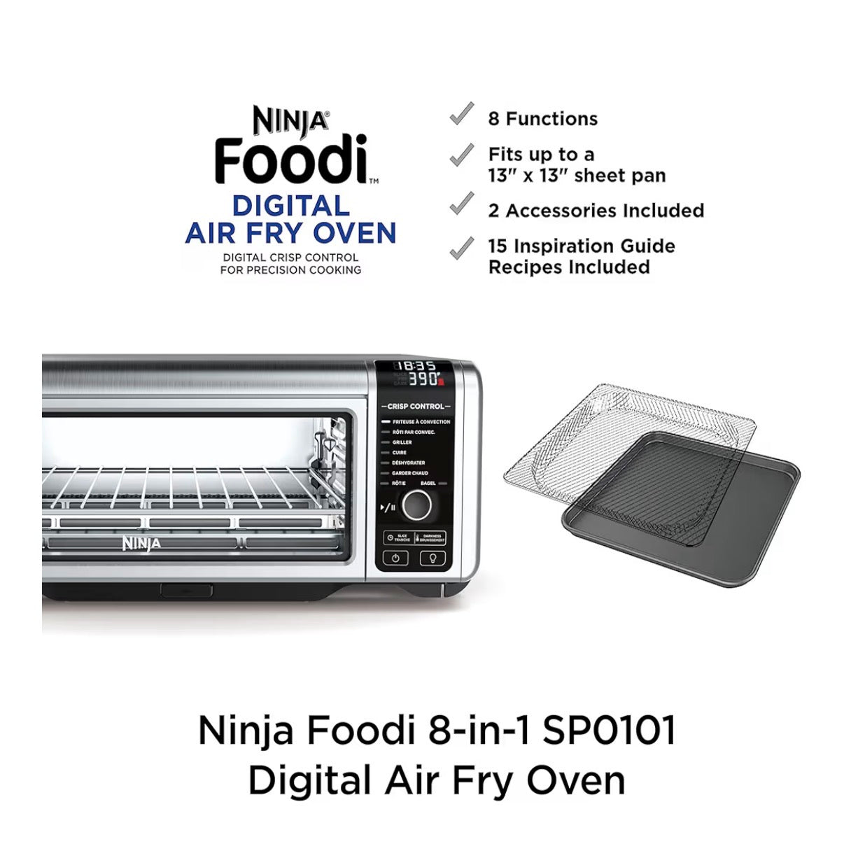 Ninja Digital Air Fryer & Toaster Oven