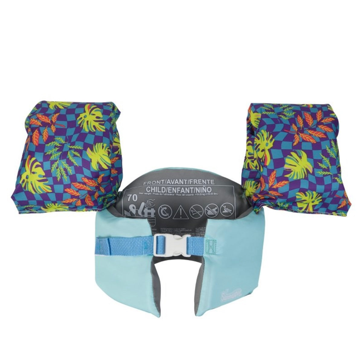 Disney Stitch PFD Swim Trainer- Kids Life Jacket Vest 33-55