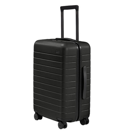 Away Bigger Carry-on Luggage, 23 Inch Lightweight Hardside Spinner Suitcase Durable & Lightweight, Premium 360 Degree Spinner Wheels, Interior Compression System, TSA Approved Lock (Jet Black) (New in Box)