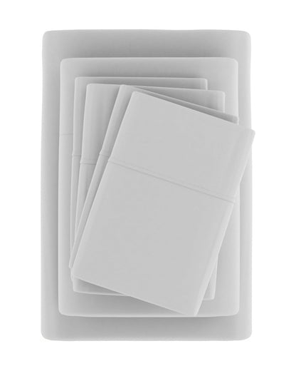 Linen Market 6 Piece Bed Sheet Set (Light Gray) (New)