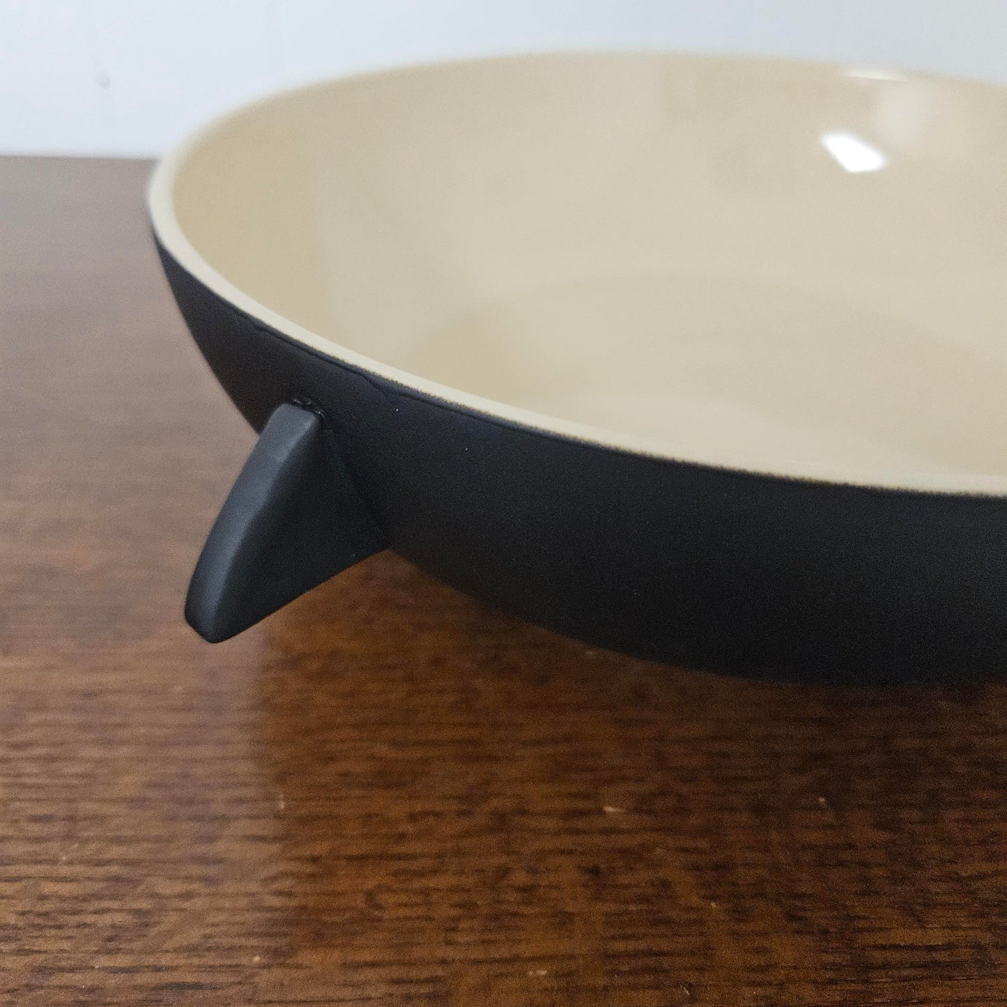 Large Black Ceramic Dinnerware Bowl