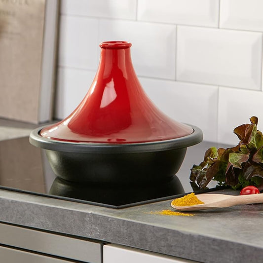 Le Creuset Enameled Cast Iron Moroccan Tagine, 2.5 qt., Cerise