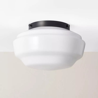 New Milk Glass Flush Mount Celling Light - Hearth & Hand™ with Magnolia