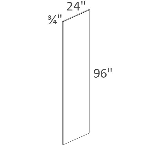 Refrigerator Panel REPV2496 (End Panel)