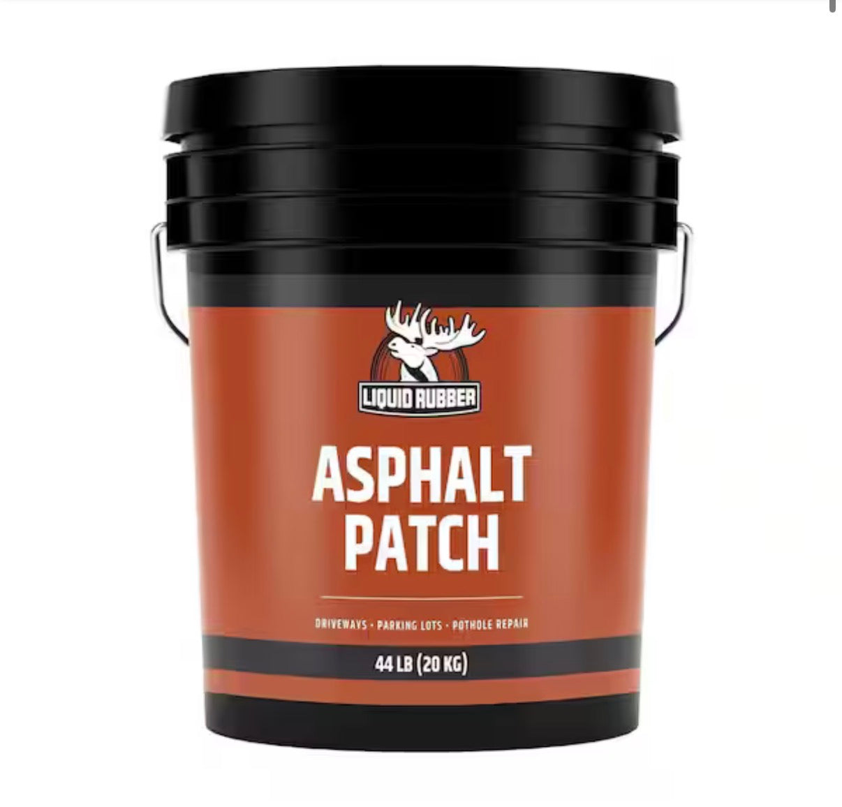Asphalt Patch 44 lbs Pail Ready to Use Pothole Repair for Driveways, Parking Lots, Paths & Roads-All-Weather Application (New)