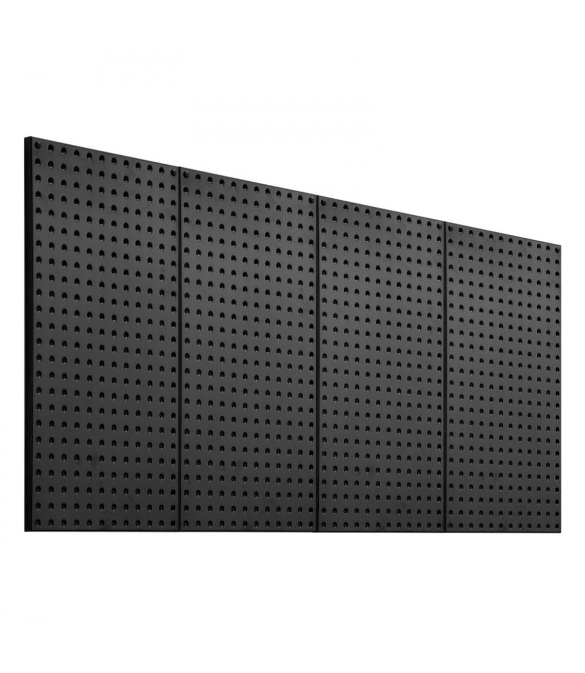 Vevor Metal Pegboard Panels, 24 Inch X 12 Inch Pegboard, 4 Panels, Heavy Duty Steel Peg Board Wall Organizer, for Living Room, Garage, Tool Storage Workbench, Office Organization Craft Room, Kitchen (Black) (New in Box)
