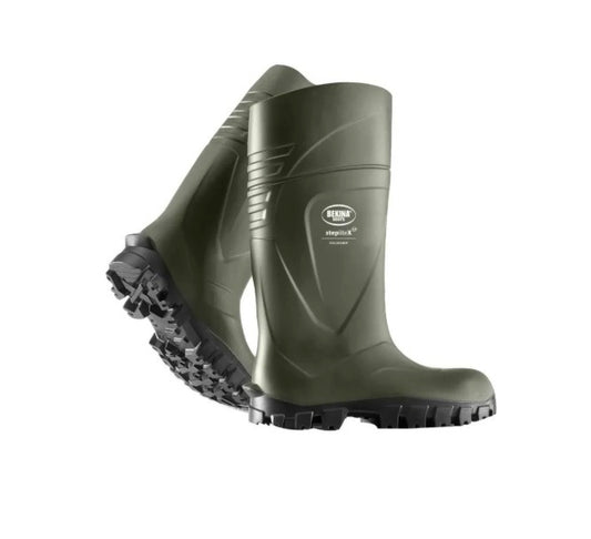 Bekina Solid Grip StepliteX Boots Regular Toe Size 11 (Green) (New in Box)