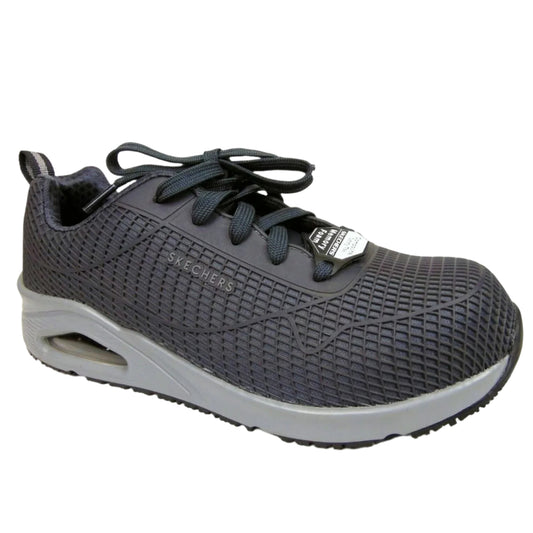 Skechers Uno SR Jhansi Comp Safety Toe Work Sneakers Women's Size 7.0 M, Gray