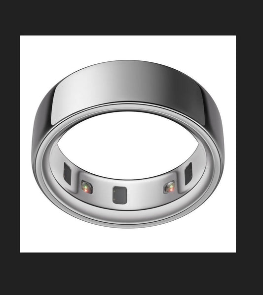 Oura Ring 4; Size 9 (Silver)