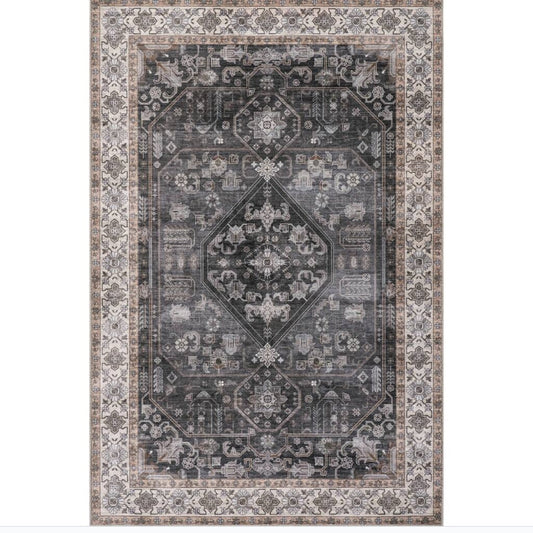 (New) Nuloom Kalaya SplashGuard Machine Washable Area Rug