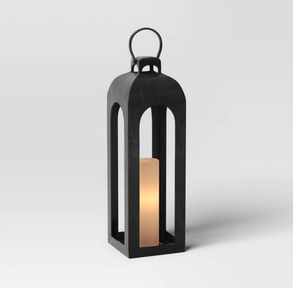 Threshold 29.4" x 9" Pillar Lantern Candle Holder