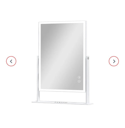 VANITII Hollywood Makeup Mirror 11 Inch X 14 Inch (White) (New in Box)