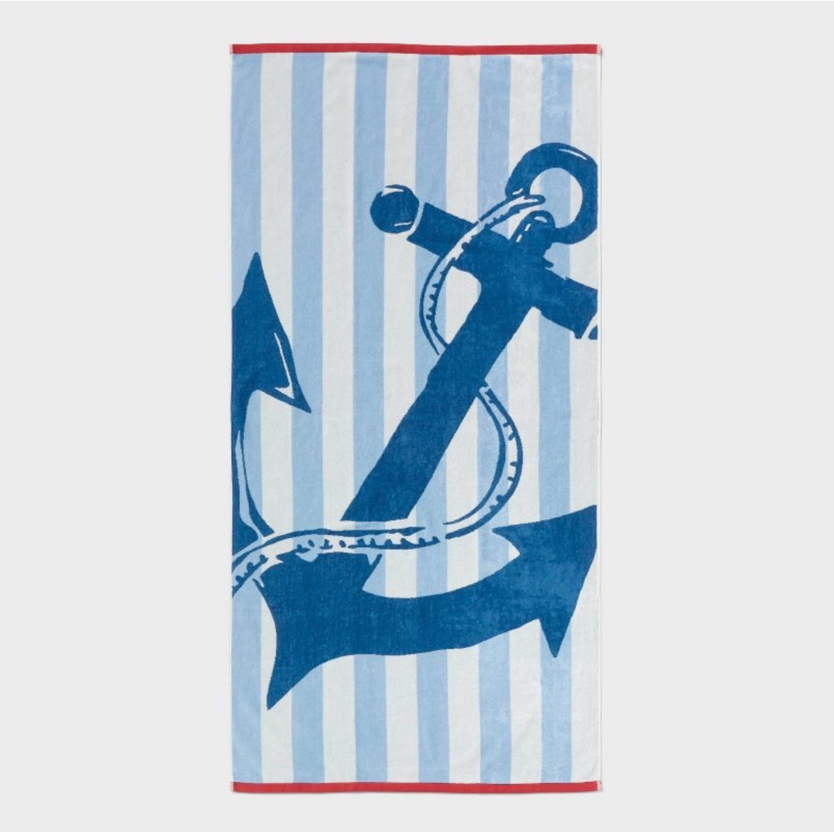 Oversized Nautical Striped Beach Towel - Blue - Room Essentials