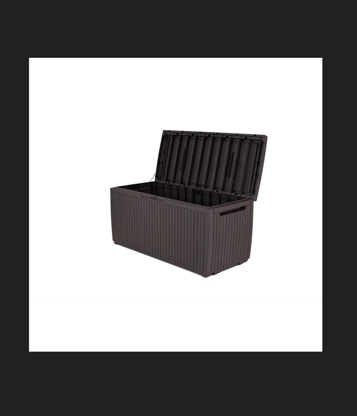 Keter 80 Gallon Springwood Deck Box (Brown) (New in Box)