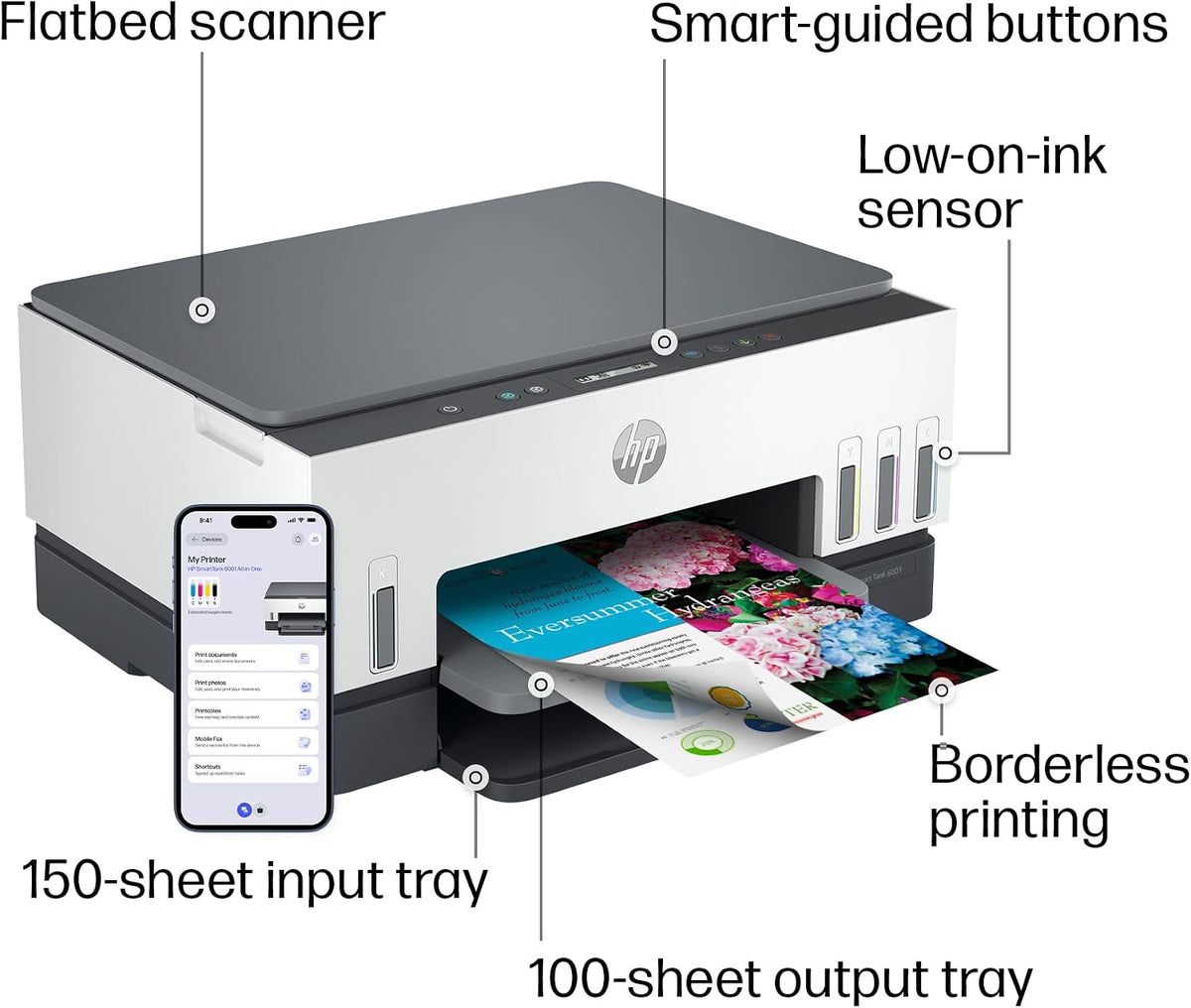 HP Smart Tank 6001 Wireless All-in-One Ink Tank Printer