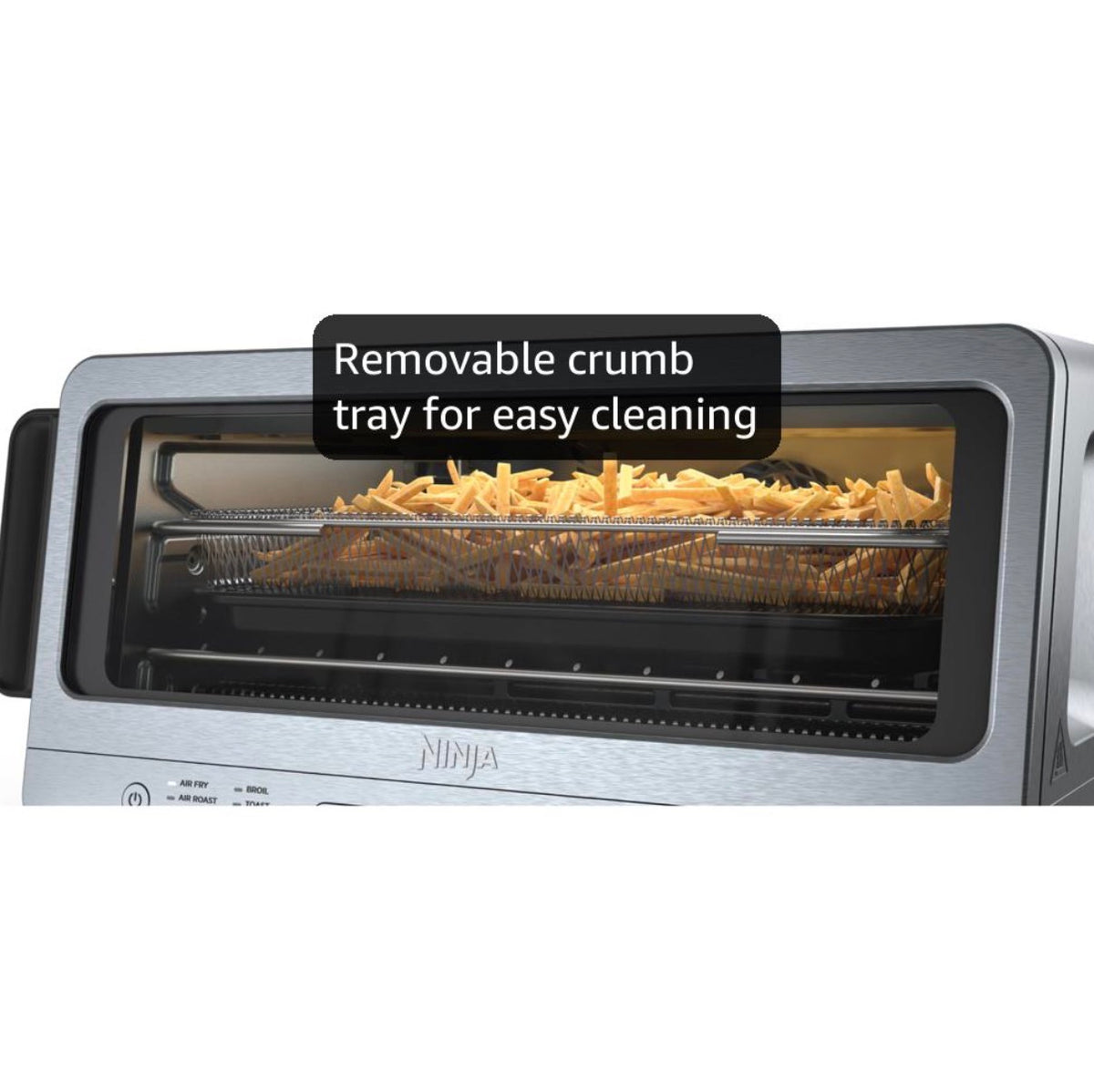 Ninja Flip Toaster Oven & Air Fryer, 8-in-1 Stainless Steel, SP151 Air Frye, Bake, Broil, Toast, Bagel, Dehydrate, Reheat, 1800W, Flip Up & Away, XL Capacity (New In Box)