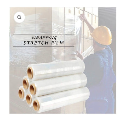 18 Inch X 1500 Ft. Shrink Wrap 80 Gauge Thick Furniture Moving Wrap 4 Pack (New in Box)