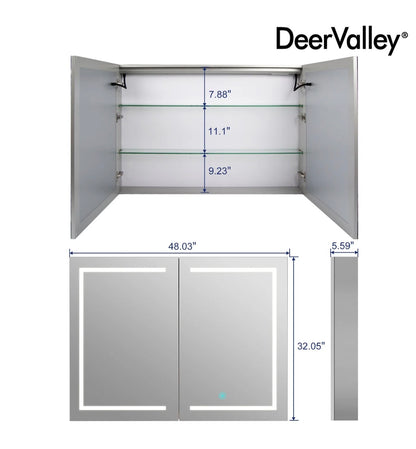 DeerValley LED Lighted Medicine Cabinet