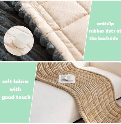 Couch Cover for Dogs, Washable Non Slip Sofa Protector for Pets Soft Furniture Cover for Leather & Fabric Couches, Cozy Protect Against Fur, Dirt & Messes, Pet Friendly Khaki 28 Inch X 60 Inch  (New in Box)