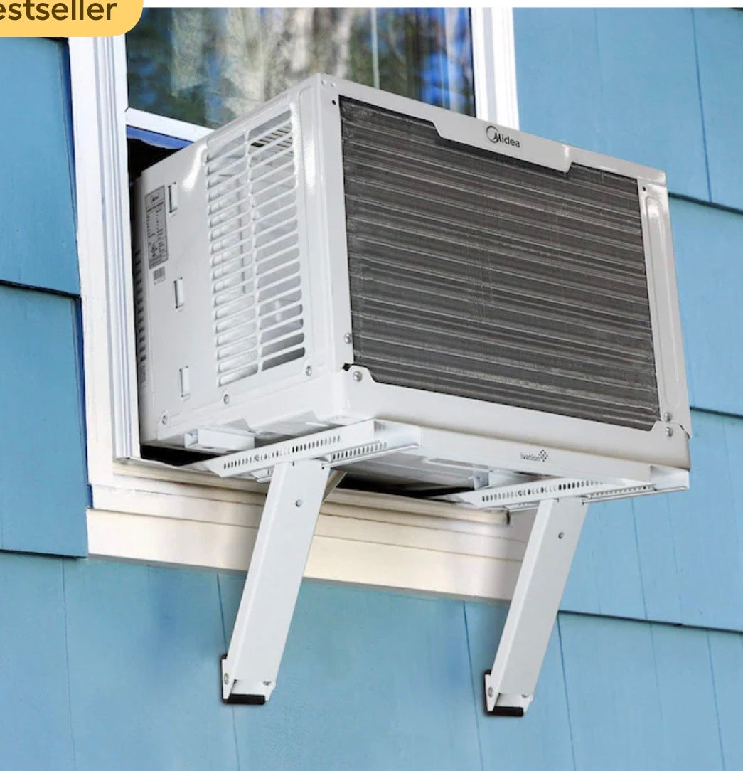 AC mounting bracket 20 inch W  X 10 inch H window air conditioner support bracket (New in box)