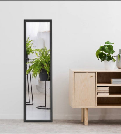 Room Essentials Framed Door Mirror Black - Room Essentials™