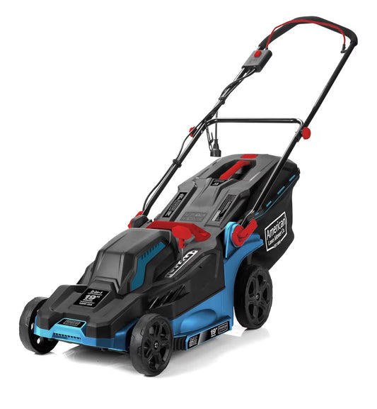 American Lawn Mower Company 19-inch 13-Amp Corded Electric Push Lawn Mower with Grass Bag