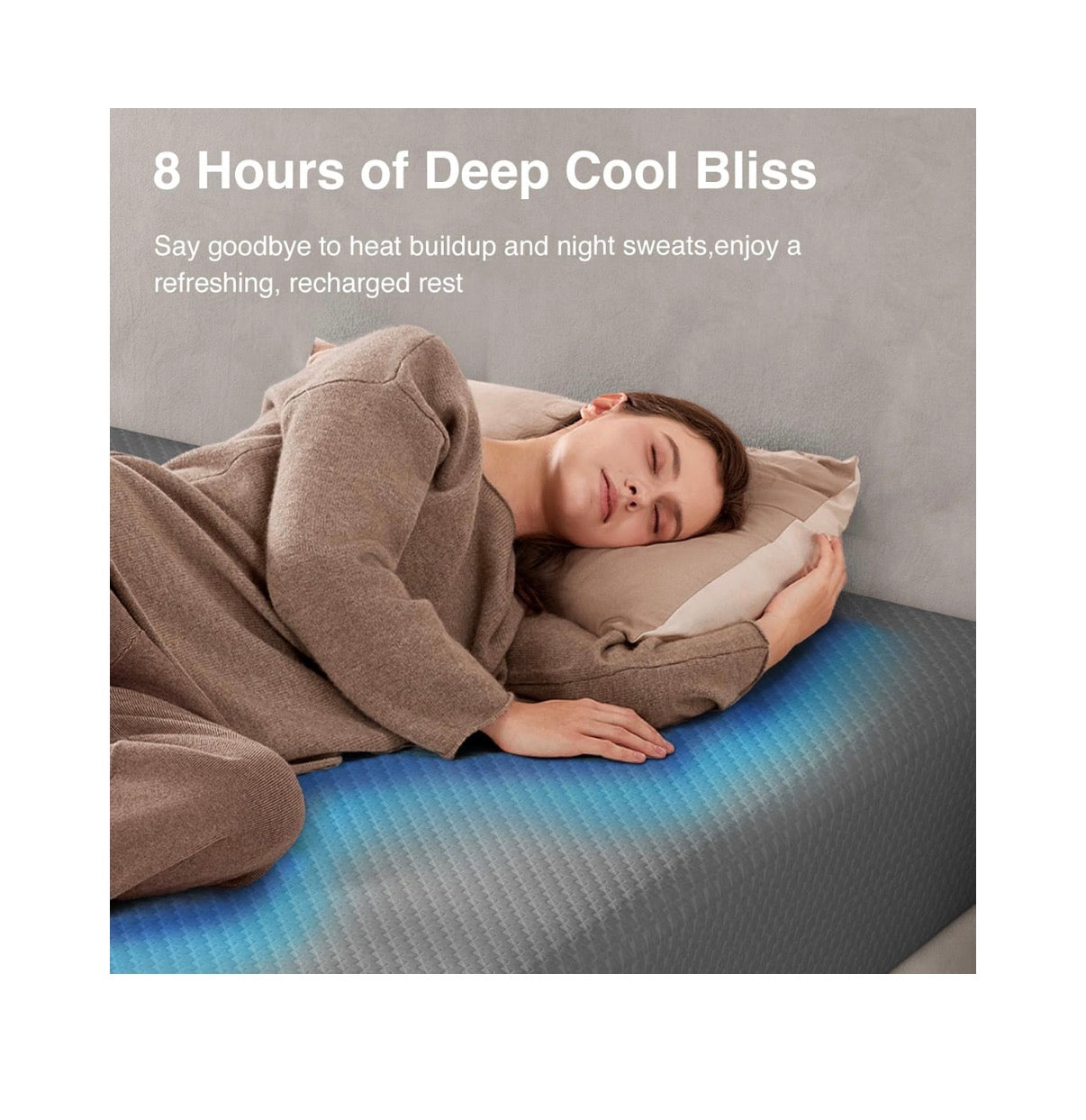 Novilla Full Size Mattress in a Box 10 Inch Cool Gel Memory Foam Mattress Cool Night Sleep & Pressure Relief, Mattresses with Thermally Balanced Foam Core for Enhanced Support & Breathability (Gray) (New in Box)