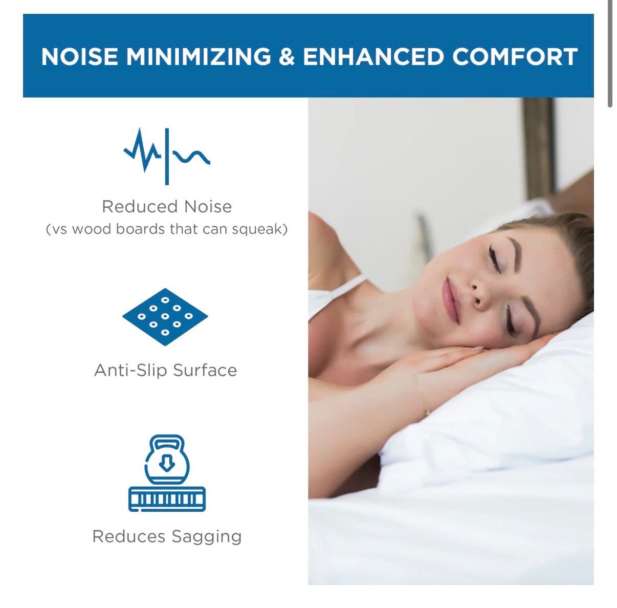 Premium Bunkie Board-Bed Boards for Under Mattress Support