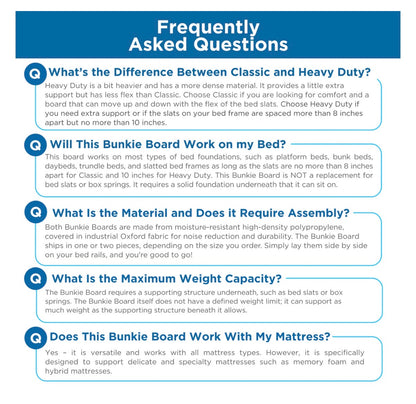 Premium Bunkie Board-Bed Boards for Under Mattress Support