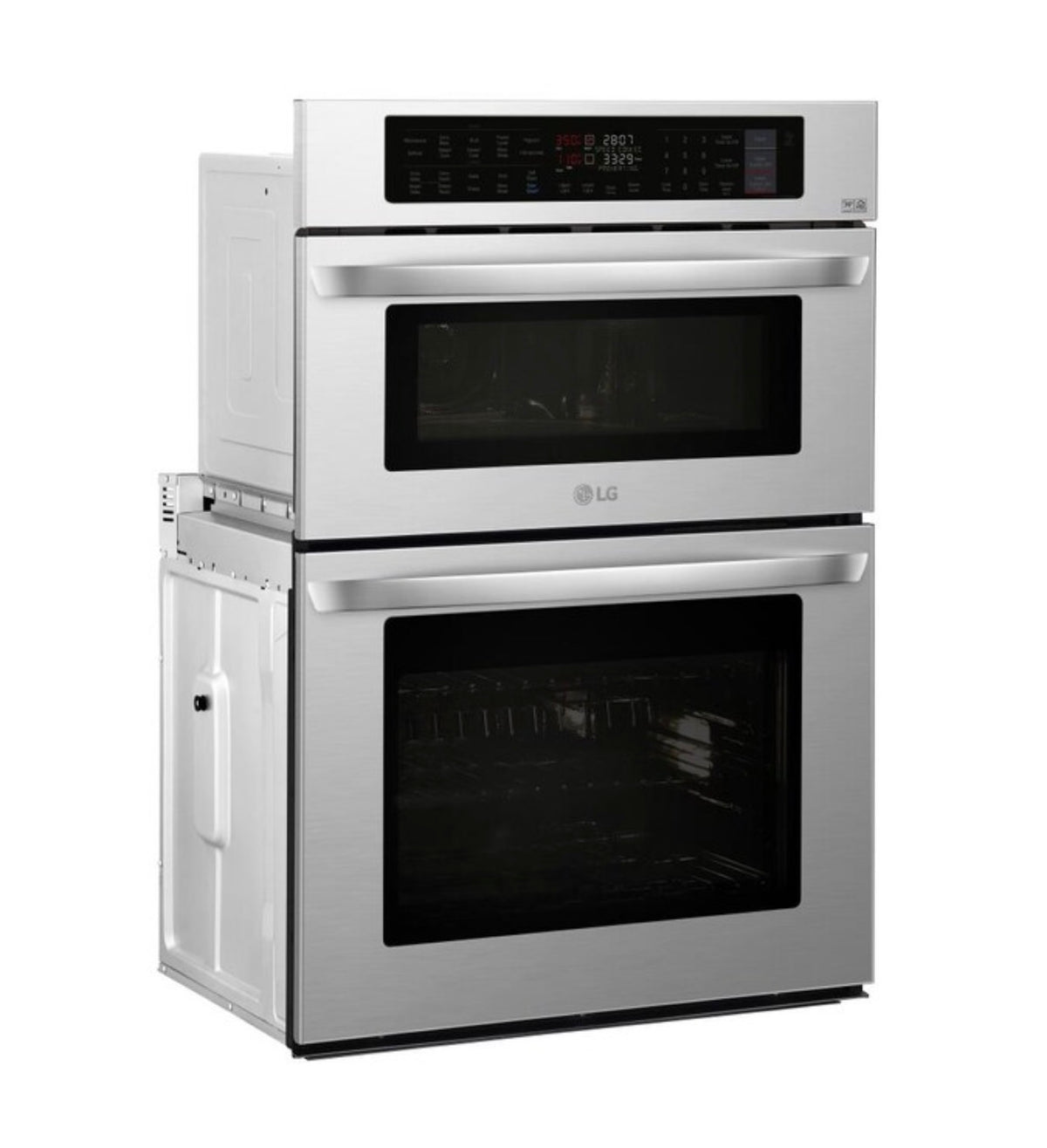 30 Inch Self Cleaning Microwave Wall Oven Combo (Stainless Steel) (New)