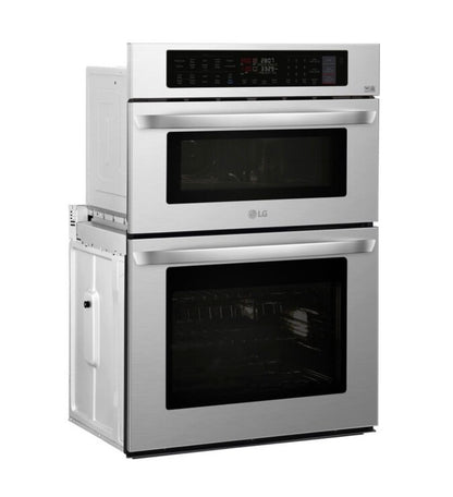 30 Inch Self Cleaning Microwave Wall Oven Combo (Stainless Steel) (New)