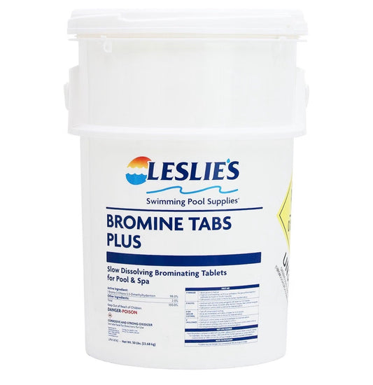Leslie's Bromine Tabs Plus, 50 lbs (New)