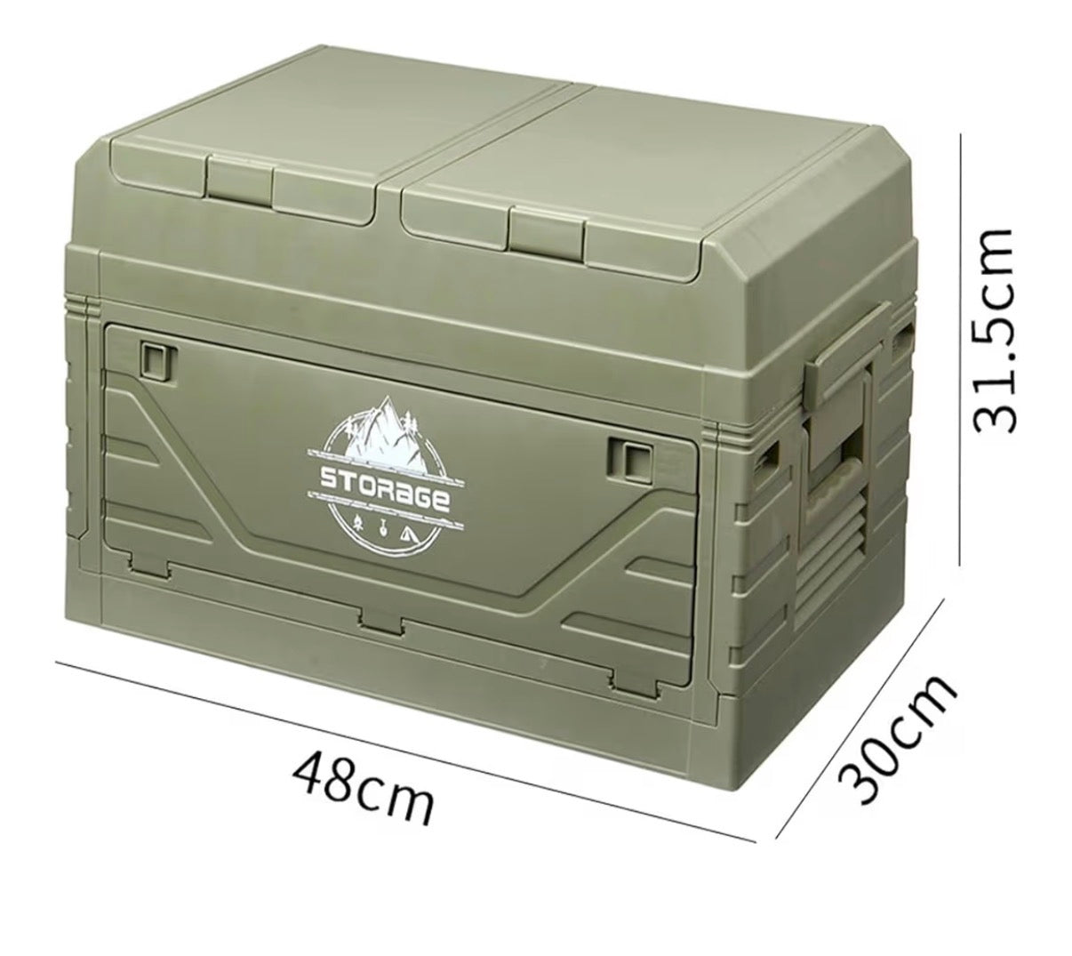 Outdoor Folding Stackable Portable Camping Organizer Car Trunk Storage
