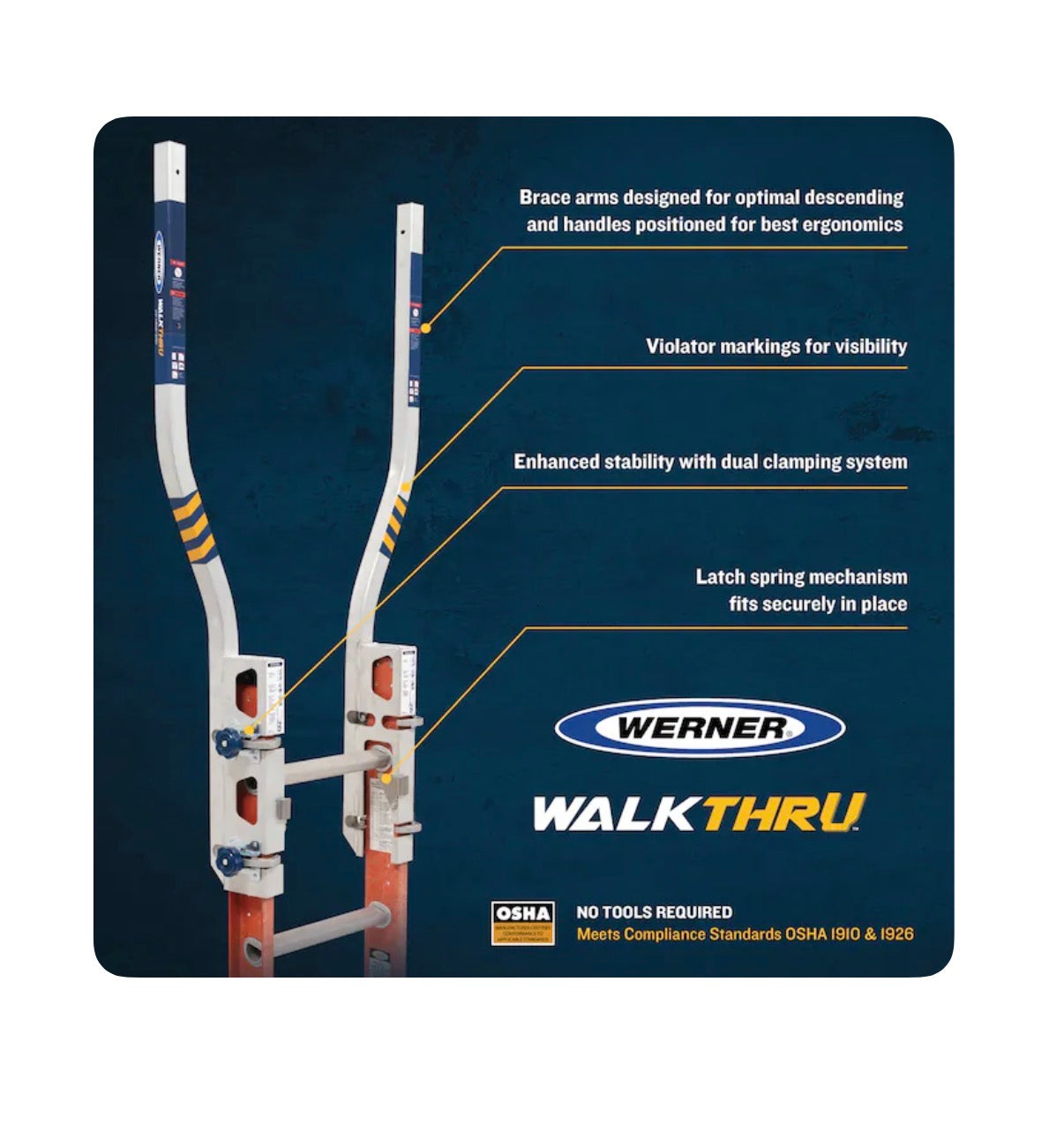 Aluminum Extension Ladder Walkthrough for Ladders (New in Box)