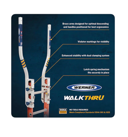 Aluminum Extension Ladder Walkthrough for Ladders (New in Box)
