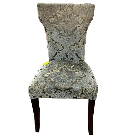 Teal Damask Carmilla Dining Chair