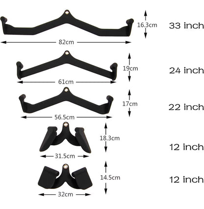 Blance Form Cable Machine Attachments 5 Piece Combo