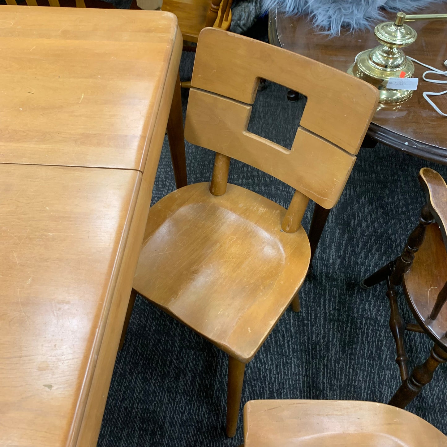 Temple & Stuart Mid-Century Dining Table and 5 Chairs