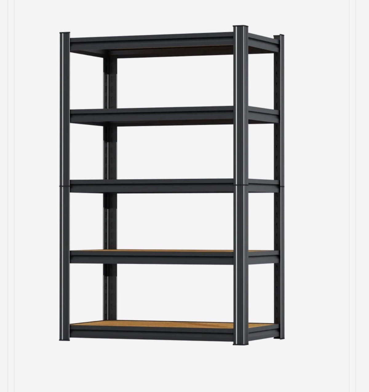 5 Tier Adjustable Metal Storage Shelves Utility Steel Storage Rack (New in Box)