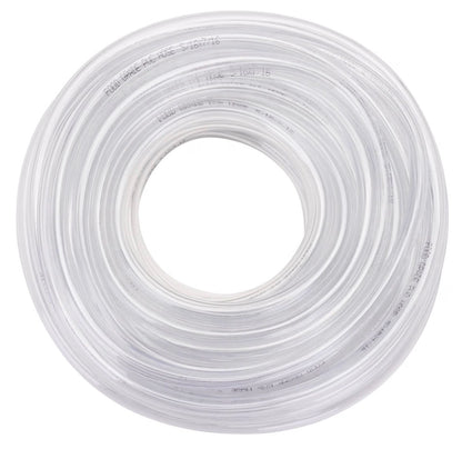Clear vinyl tubing - 1/2 inch X 5/8 PVC tube food grade flexible plastic pipe hose for home brewing, siphon pump 30.5 meters (100 ft.) lenght