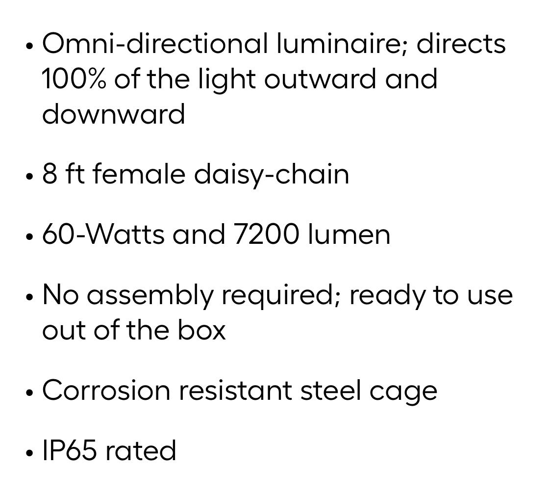 7200 Lumens LED Plug-in Portable Worklight