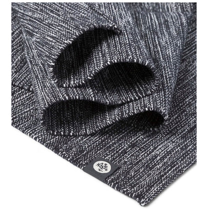 Manduka Shala Yoga Rug 71 Inch X 26 Inch Outdoor Yoga & Meditation Foldable & Machine Washable Natural Cotton Handmade (Black) (New)