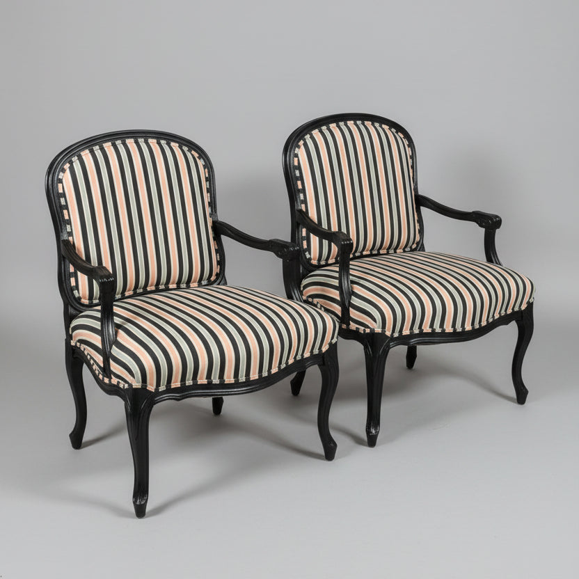 Vintage French-style Accent Armchair