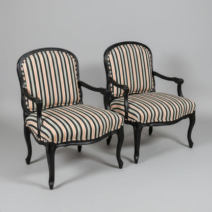 Vintage French-style Accent Armchair
