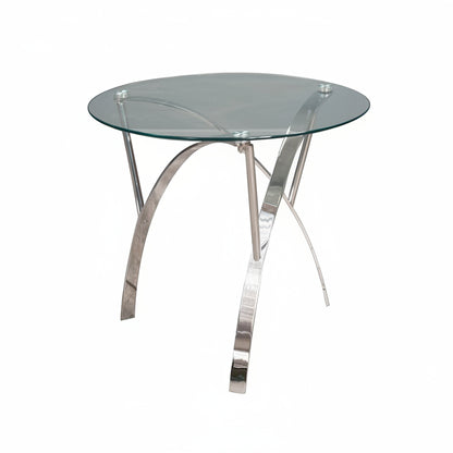 Christopher Knight Home Marin Round Glass End Table