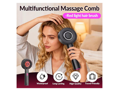 Scalp Massage Comb with Red Light Therapy Hair Growth Comb